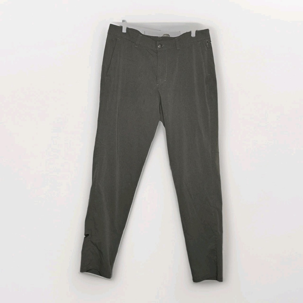 Lululemon Commission Slim Fit Pant Men 34 Sage Green 32 Inseam Olive Khaki Green